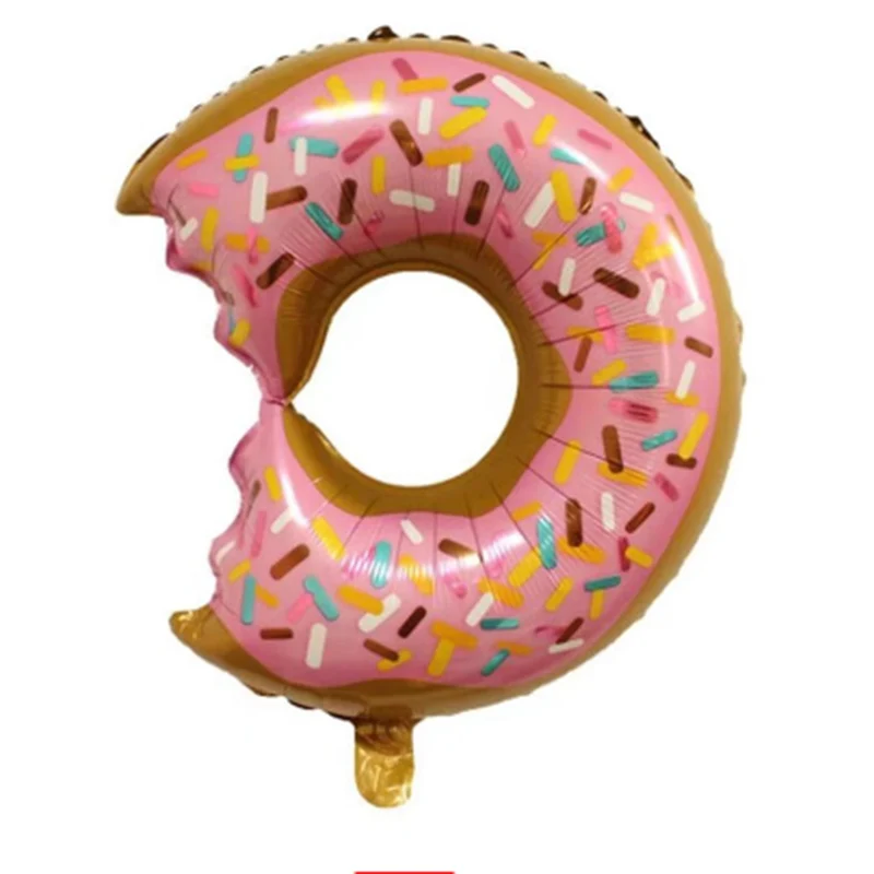 L Donut Большой шоколадный торт воздушные шары мороженое летний детский душ сувениры шарики на день рождения вечерние украшения Дети - Color: L Donut