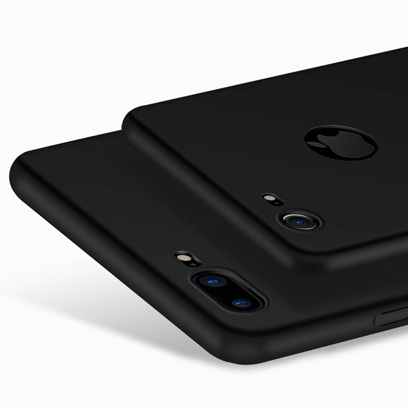 Ультра-тонкий матовый чехол Coque для iPhone 7 Plus Крышка Plus/6/6 S/8 X твёрдый Fundas 6 плюс 32/64/128