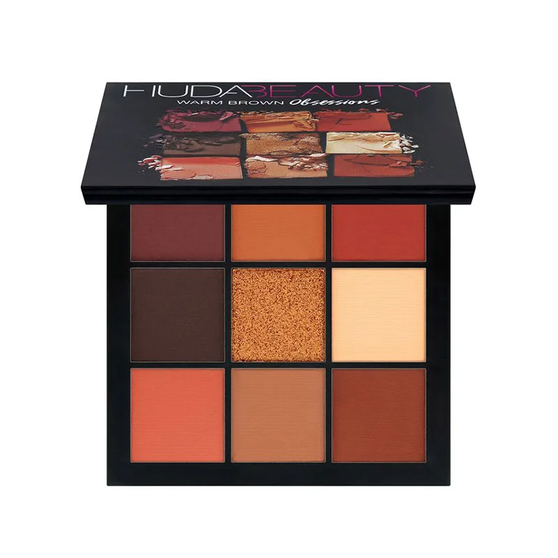 Палитра Hudas Beauty тени для век из розового золота палитра матовых блестящих теней