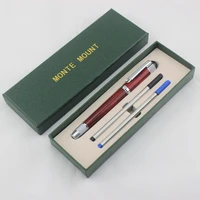luxury gift pen set high quality rollerball pen with original case metal ballpoint pens for christmas gift