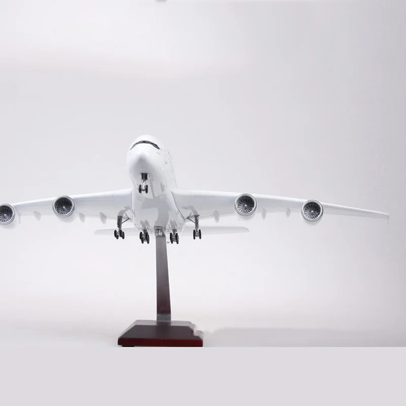 1/160 масштабная модель полученная литьем под давлением самолет Airbus A380 Air Франция авиакомпания Модель W светодиодный свет и колесо высокого качества Смола Коллекция самолетиков