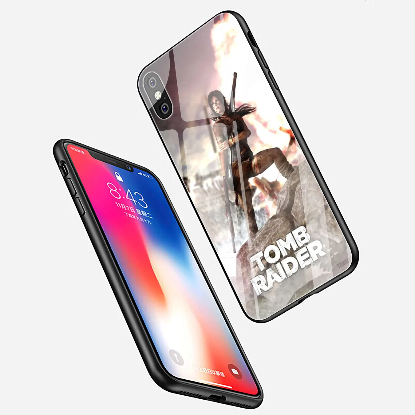 Lavaza Lara Croft Tomb Raider чехол для телефона из закаленного стекла Apple iPhone XR X XS Max 6 6S 7 8 Plus 5 5S