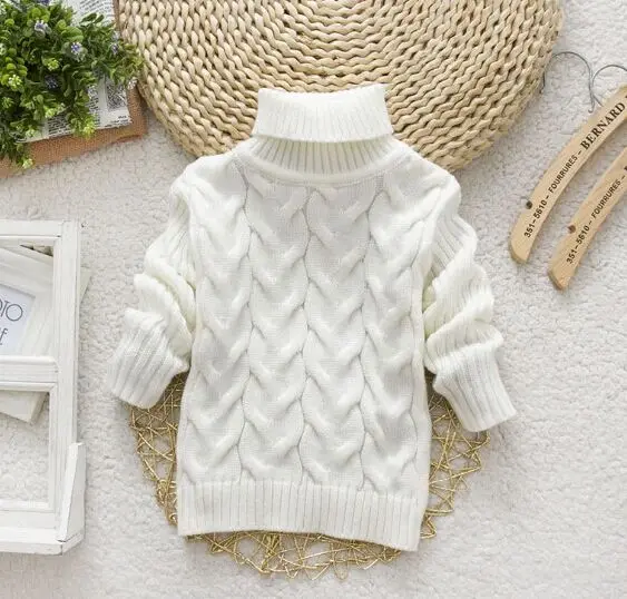 Осенне зимняя одежда для маленьких мальчиков и девочек теплые свитера детские