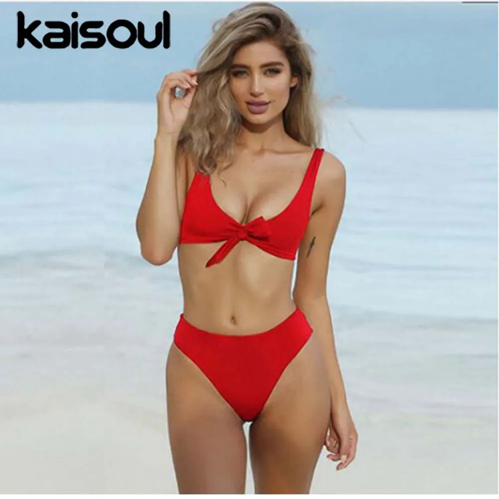 Сексуальное раздельное бикини купальник Танкини Купальники для женщин Пляжная