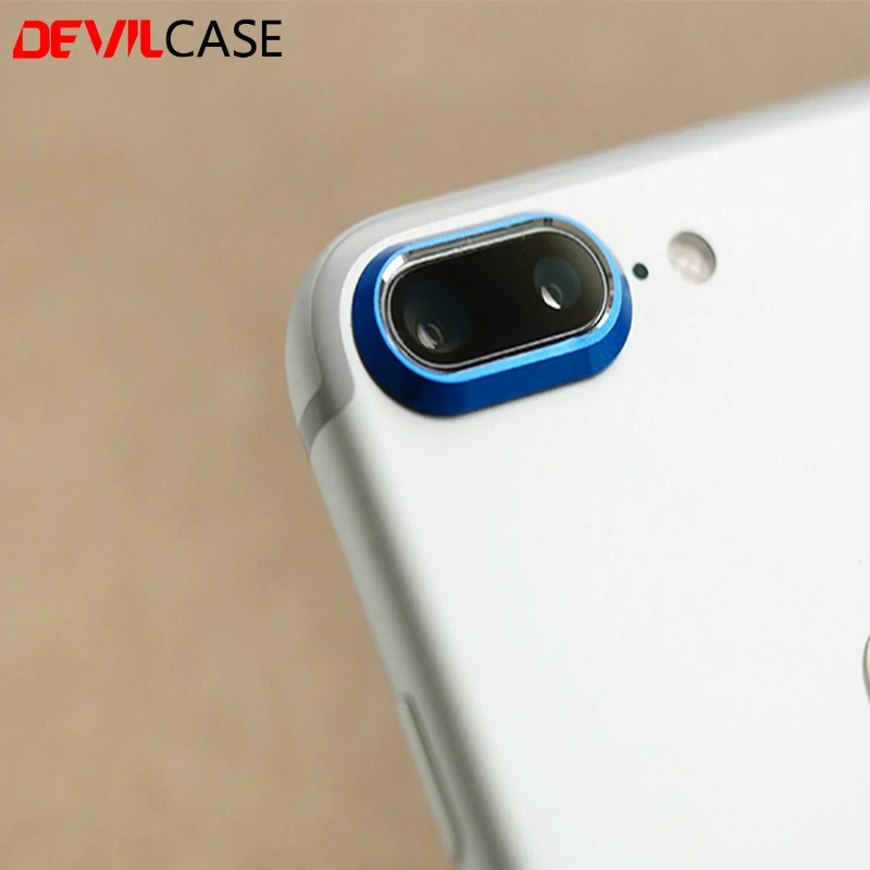 2 шт./лот DEVILCASE для iPhone 7 Plus и 8 Защитная пленка объектива из алюминиевого сплава