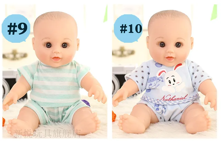 30 см детская кукла 12 дюймов bebek все мягкие пластиковые Младенцы комфорт Спящая кукла ребенок девочка игрушка имитация Ванна девочка игрушка реборн ребенок мальчик