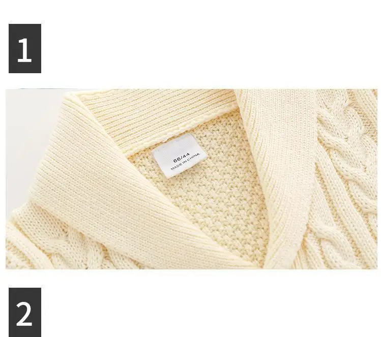 2021 Autumn- Winter Handsome clothing for Boys girls Kids 3 Colors Long Sleeve Knitting rompers Clothes For Newborn baby coats | Мать и