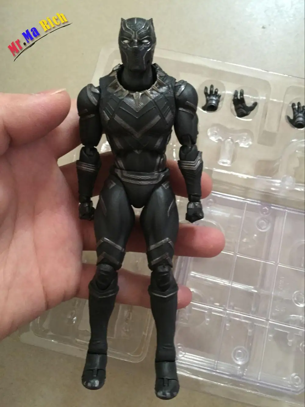 Экшн-фигурка Captain America Guerra Civile Ant Uomo Черная пантера ПВХ 16 см | Игрушки и хобби