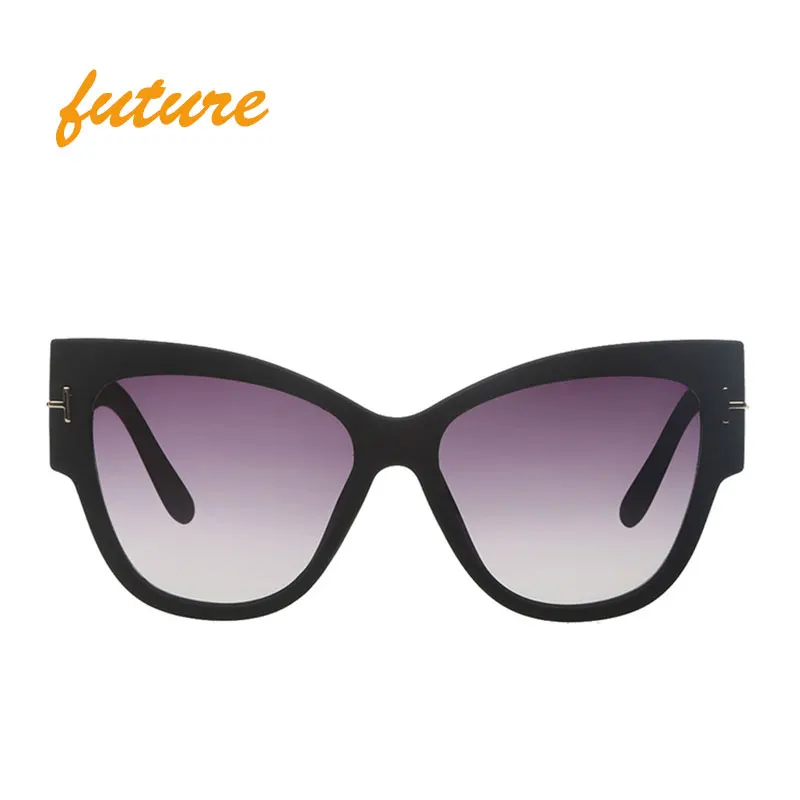 2018 Модные солнцезащитные очки Для женщин Flat Top Стиль бренд Дизайн зеркало большой