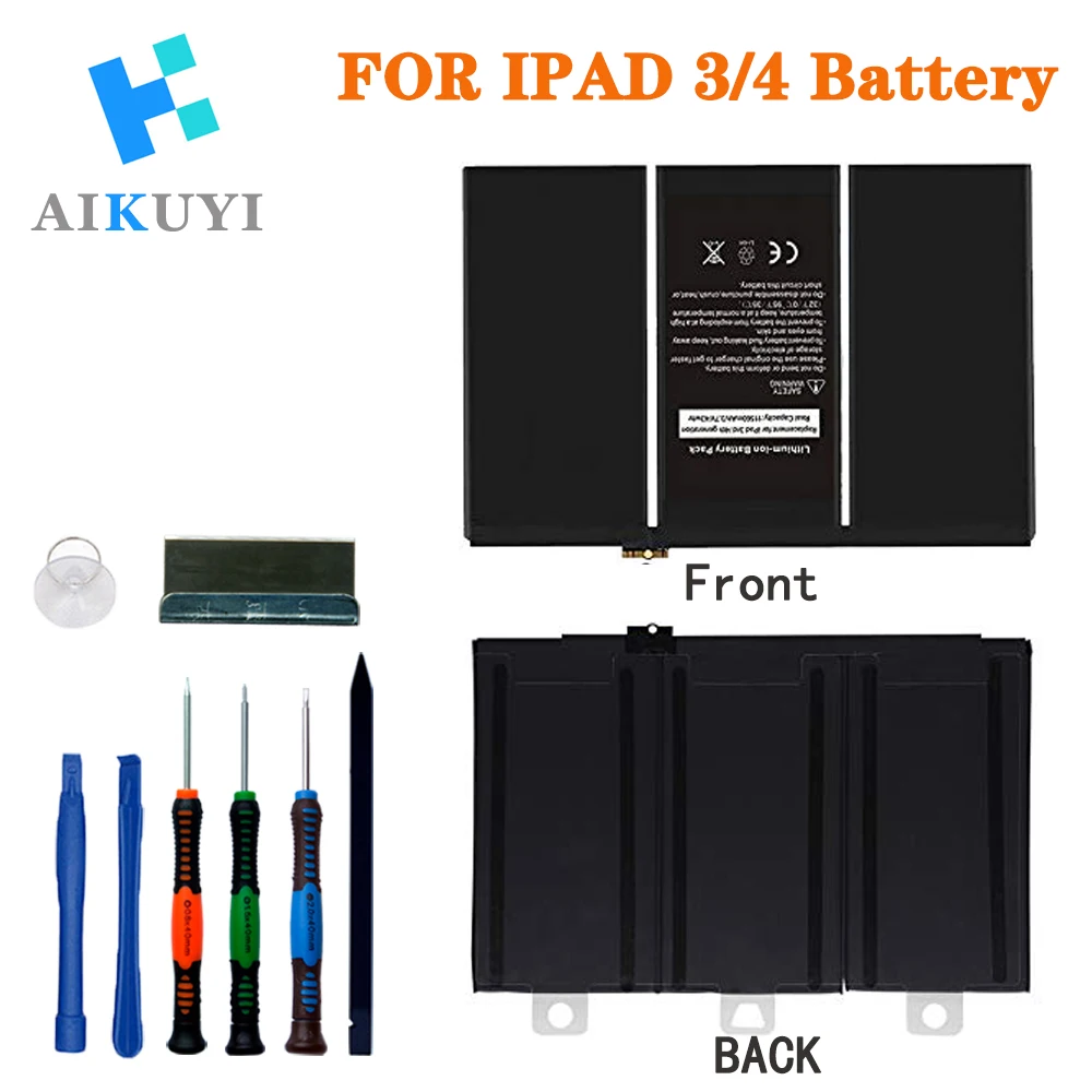 Новый аккумулятор для планшета iPad 3/4 11560 мАч A1403 A1416 A1430 A1433 A1459 A1460 A1389 сменный +