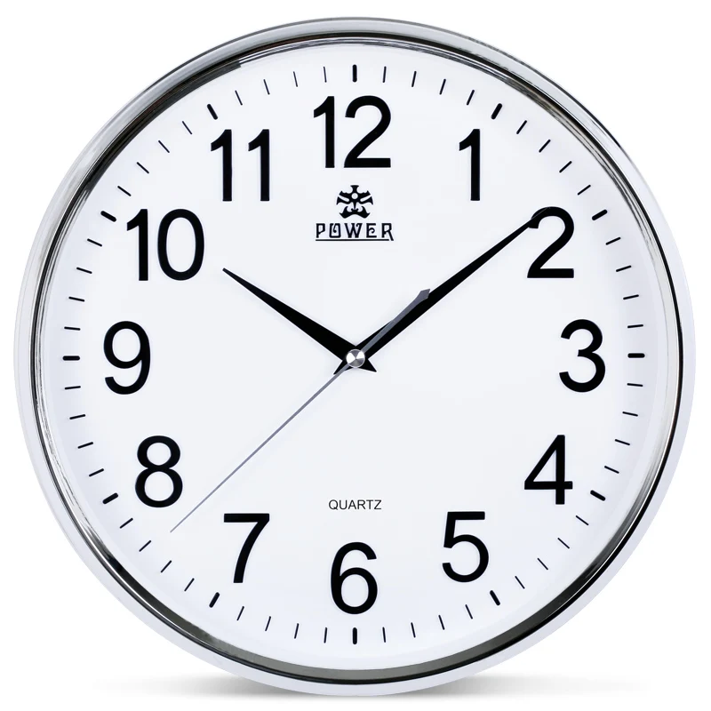 Брендовые 12 дюймовые круглые большие настенные часы простые Horloge Murale Reloj De Pared Klok