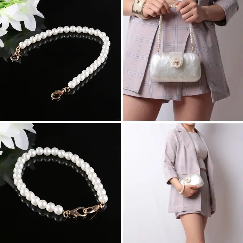 Новый модный кошелек из искусственного пластика с жемчугом сменная сумка через