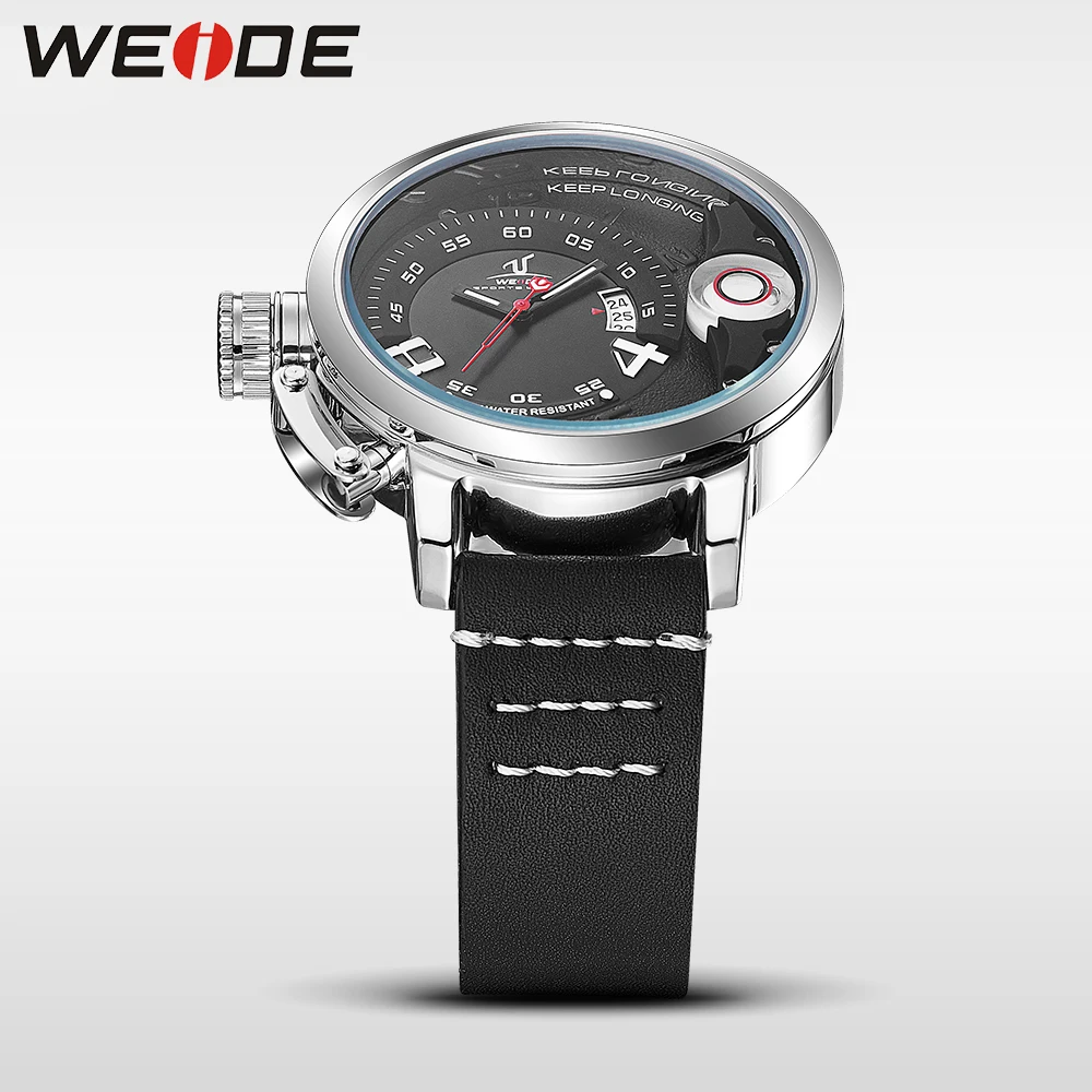 WEIDE мужские часы Лидирующий бренд роскошные Кварцевые спортивные наручные