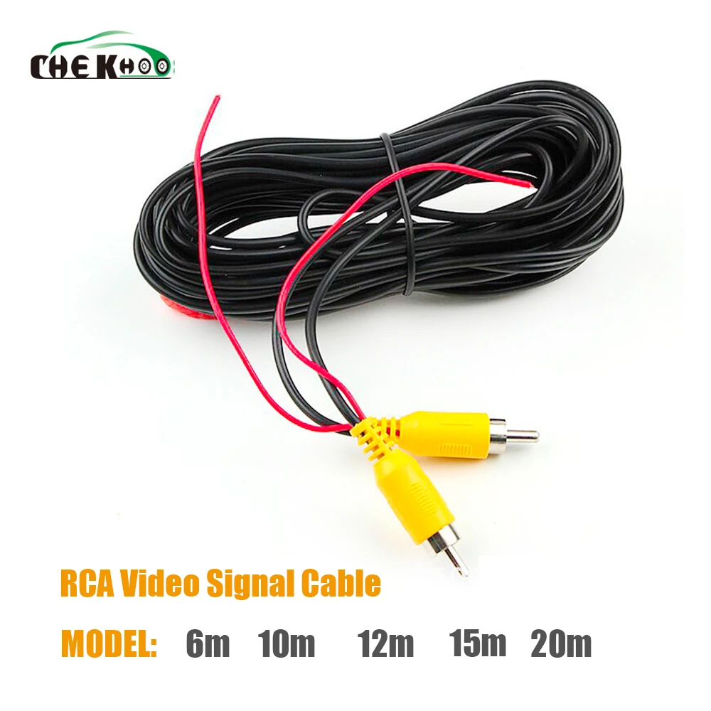 1 шт. 6 м автомобильный RCA задний вид автомобиля парковочная камера видео кабель