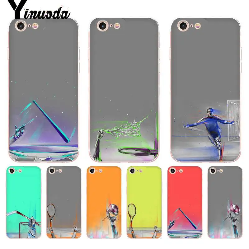 Yinuoda для iPhone 7 чехол телефона X 6 6s 7plus 8 8Plus 5 с рисунком|Бамперы| |