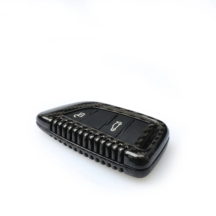 Чехол для ключа из углеродного волокна BMW 2 5 7 F45 G01 G30 G38 G11 G12 X1 F48 X2 F39 X5 M F15 F85 X6 F16 M-Sport
