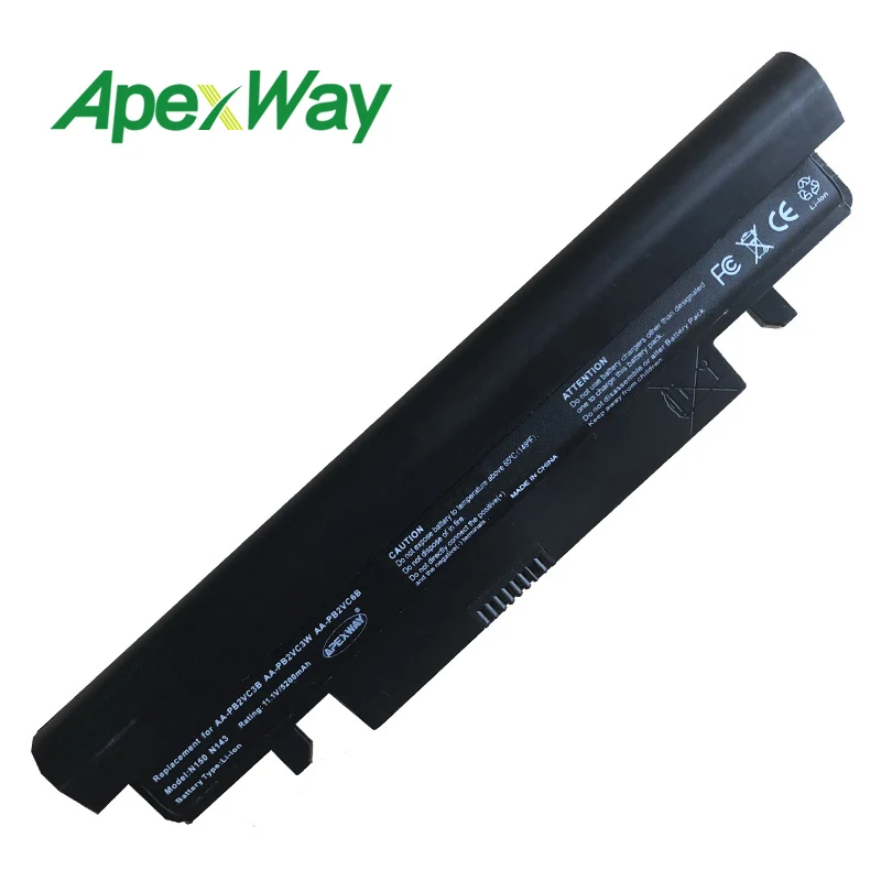 Аккумулятор Apexway для ноутбука 11 1 в N150 Samsung AA PB2VC3B PB2VC3W N148 |laptop battery|n150 batterylaptop battery for