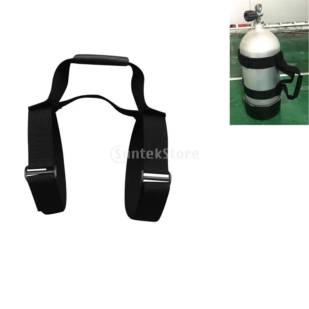 Heavy Duty Fully Adjustable Strong Webbing Scuba Diving Diver Tank Air Cylinder Bottle Carrying Strap with Comfortable Handle | Спорт и