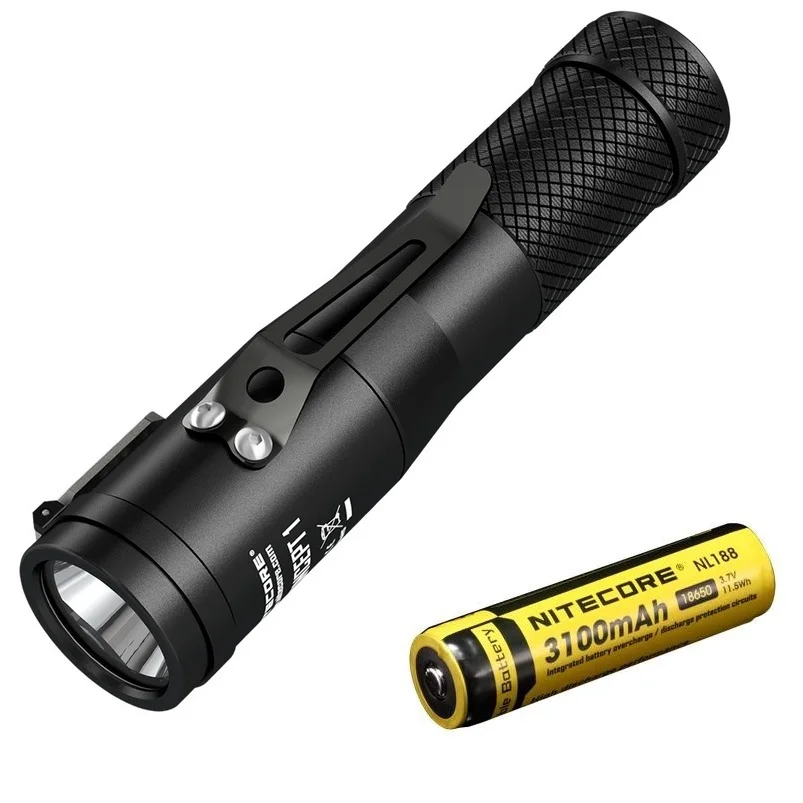 

NITECORE C1 LED Flashlight CREE XHP35 HD 1800Lumen LED Tor Magnetic Tailcap with 18650 Battery for Camping