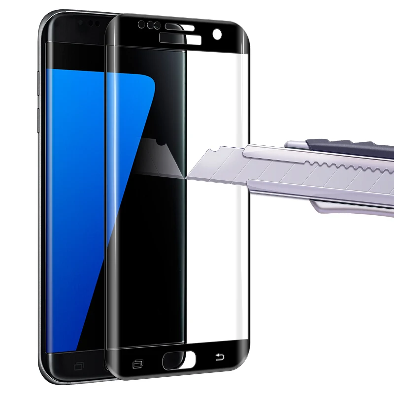 JGKK для Samsung Galaxy S7 Edge 3D полное покрытие круглая изогнутая поверхность Защита