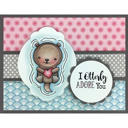 TPP МАЛЕНЬКАЯ БЕЛКА которая любит рыбу прозрачные резиновые марки/Детские штампы