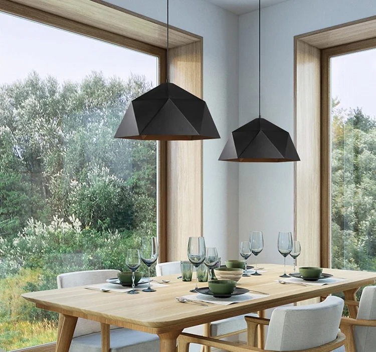 Промышленный железный подвесной светильник скандинавский современный s