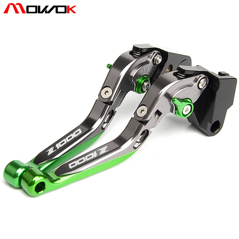 Зеленые и титановые мотоциклетные CNC Регулируемые рычаги тормозной муфты для
