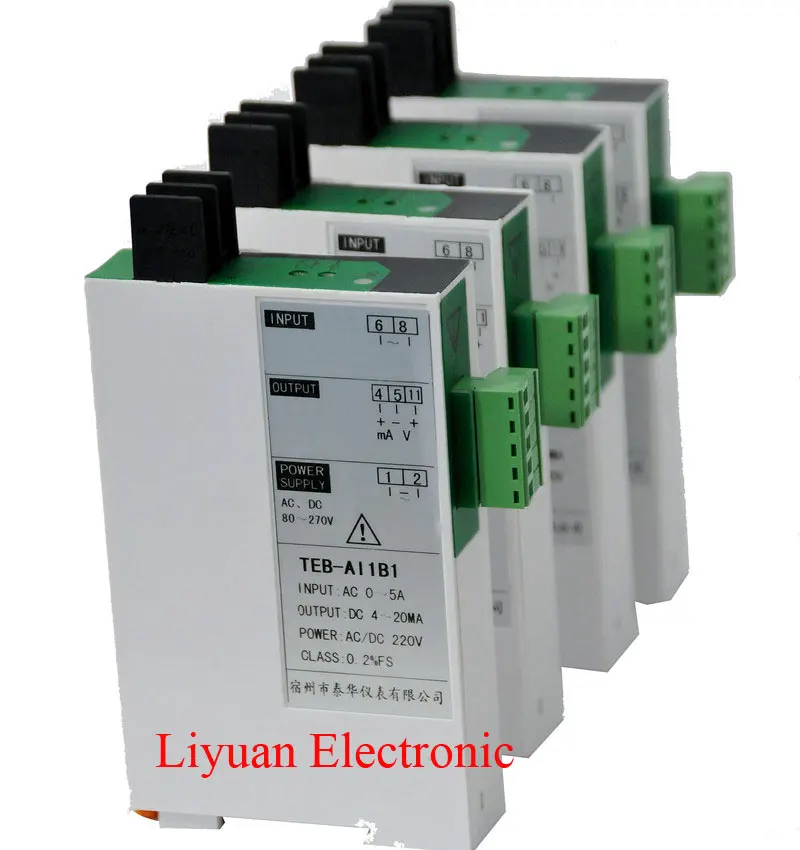 Однофазный преобразователь переменного тока изолированные модули 0 5 а/4 20 мА/0 10 А