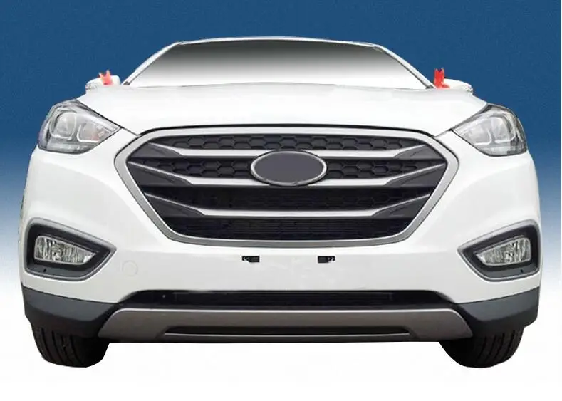 

styling case For Hyundai ix35 2013-2015 Original high quality ABS Front Grille Trim Racing Grills Trim Environment accessories