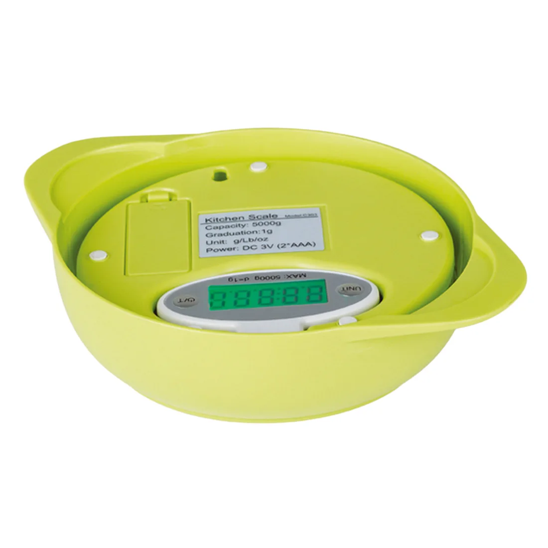 Hot Sale Practical 5KG/1g LCD Display Digital Scale Electronic Kitchen Food Diet Postal Weight Tool with Tray Green|kitchen digital weight|digital
