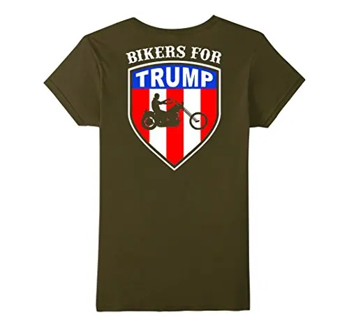 Мода Футболка Bikerss для Трамп Майка 2016 Президент Backside Рубашки Печати Короткий