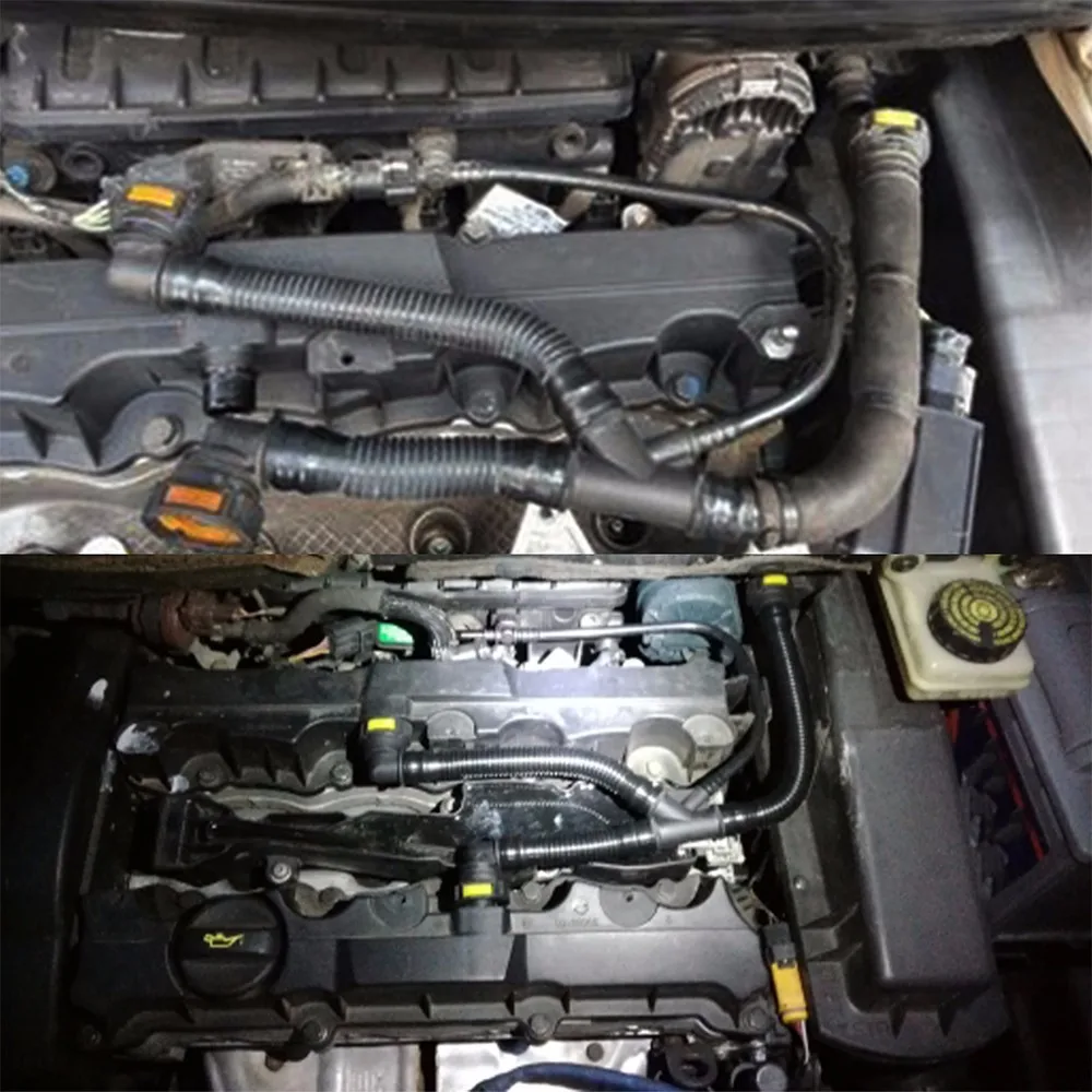 Автомобильный двигатель Сапун Картера трубы 1192W0/9675884280 для peugeot 206 207 307 308 408 для Citroen 1,6 16 V двигатель