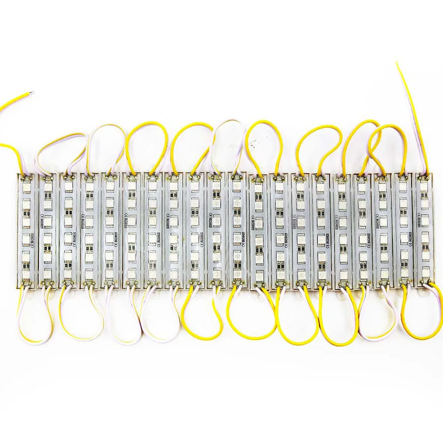 20 шт. SMD 5054 светодиодный модуль светильник 6 светодиодный s DC12V водонепроницаемый светодиодный рекламный модуль с подсветкой+ пульт дистанционного управления+ адаптер питания постоянного тока