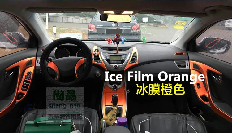 Автомобильные интерьерные наклейки для hyundai Solaris весь набор 3D 5D Carbin Fibre Ice пленка Имитация деревянной порошковой пленки 2010- AB049