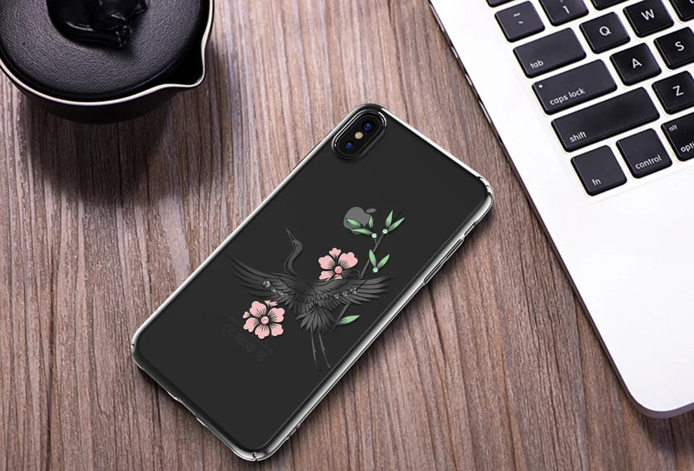 Kingxbar Алмазный чехол для iPhone X/XS MAX украшенный кристаллами SWAROVSKI Стразы чехол для iPhone XS/MAX