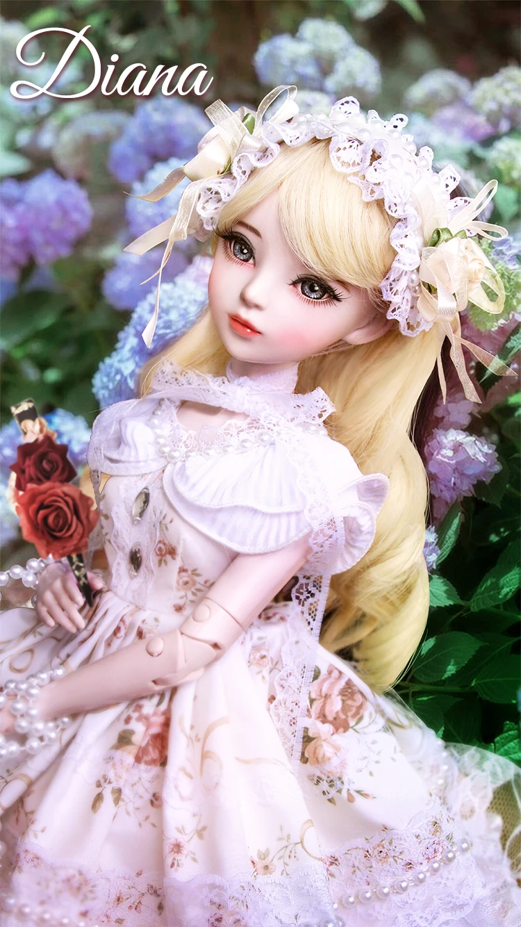 Кукла ручной работы 1/3 Bjd 60 см в викторианском стиле, куклы для девочек, полный набор, 23 шарнирных куклы принцессы, игрушки для девочек, подарок на день рождения