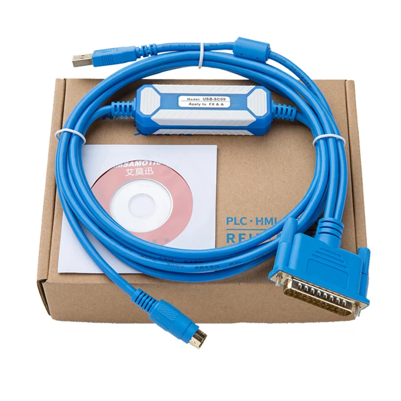 USB-SC09 usb SC09 FX1N FX2N FX3U A1SH A2SH Серия PLC sc09 Поддержка WIN7 кабель Бесплатная доставка |