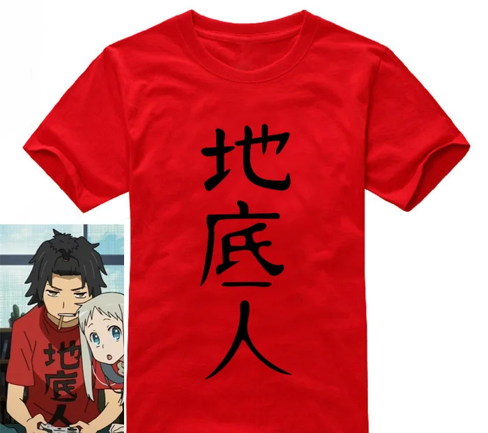 11 цветов Anohana The Flower We Seen тот день Shiranai Jinta Yadomi Jintan футболка Косплей Костюм