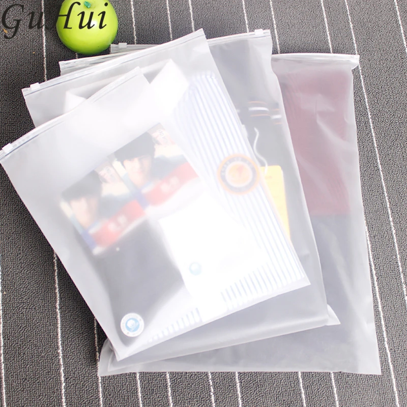 10Pcs/lot Matte Clear Travel Storage Bags Zipper Organizer Bag For Clothing Underwear Socks Shoes Packing Pouch Housekeeping | Дом и сад