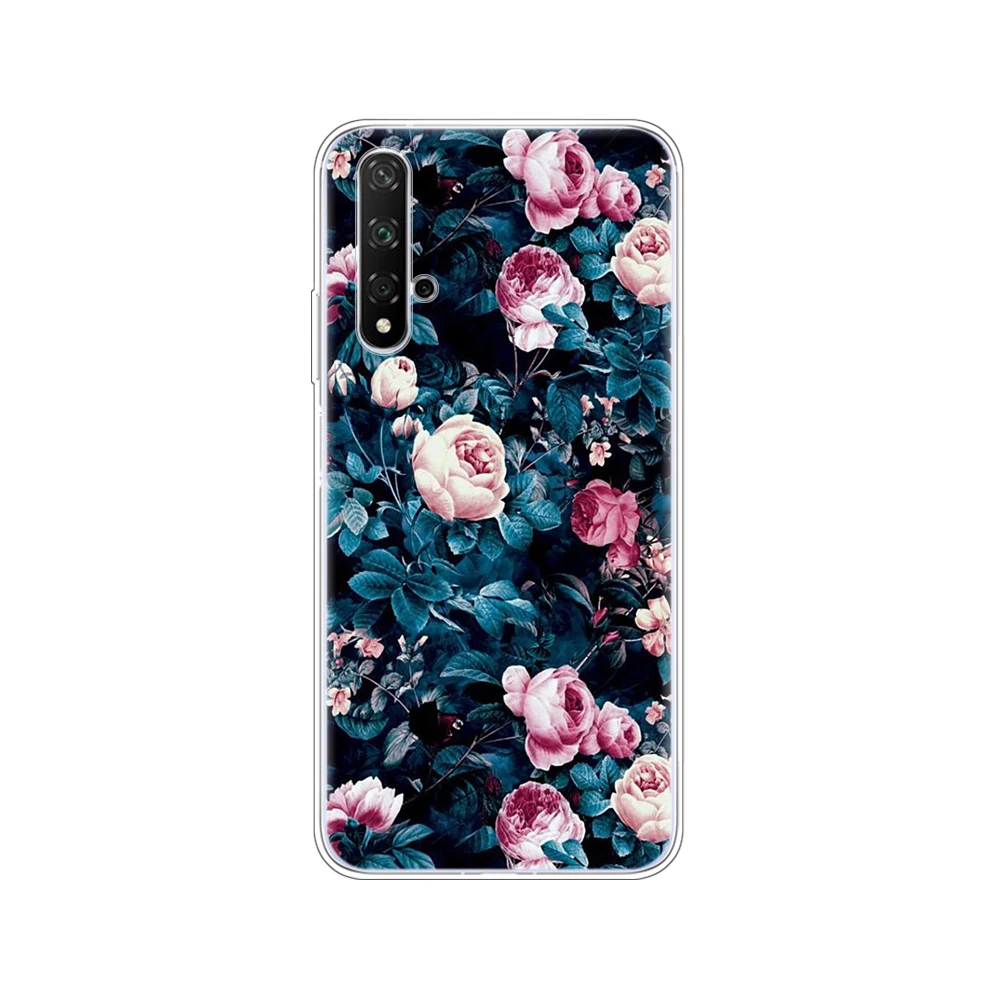80158 Чехол для Honor 20, силиконовый чехол на заднюю панель, чехол для телефона Huawei Honor 20 Pro Lite Honor20, YAL-L21, YAL-L41, роскошный мультяшный рисунок - Цвет: 80158