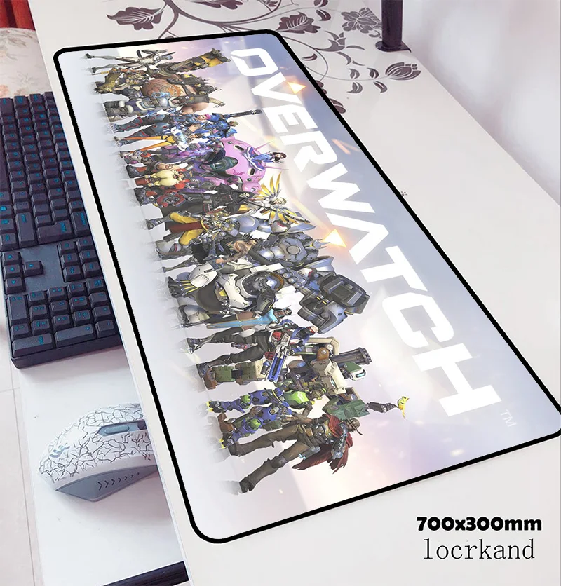 Коврик для мыши ow 700x300x3 мм высококачественный компьютерный коврик геймпад