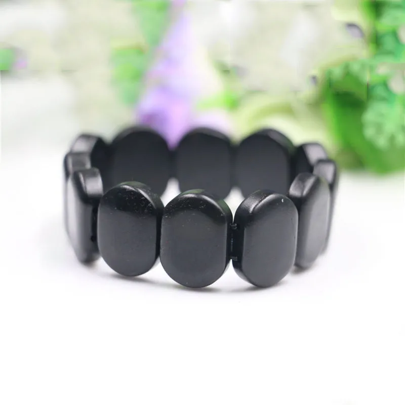Браслеты KYSZDL из натурального биянского камня черные бусины бисерные браслеты BIAN