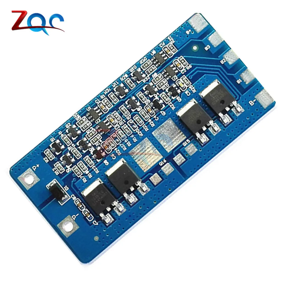 

4S 20A Li-ion Lithium 18650 Battery BMS Protection PCB Board 14.8V 16.8V Cell 65X32X4mm Module Board
