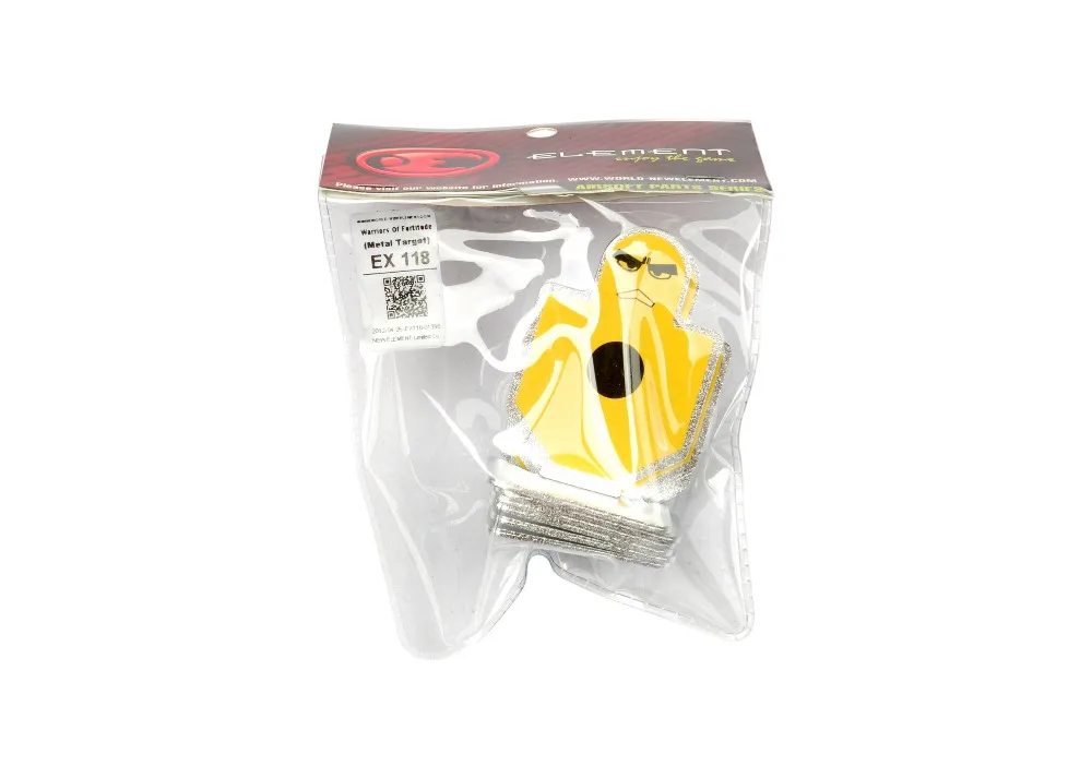 Element 6Pcs/Set Metal Warriors of Fortitude Pistol Shooting Target For Airsoftsports Accessories Practice Target Mount EX118