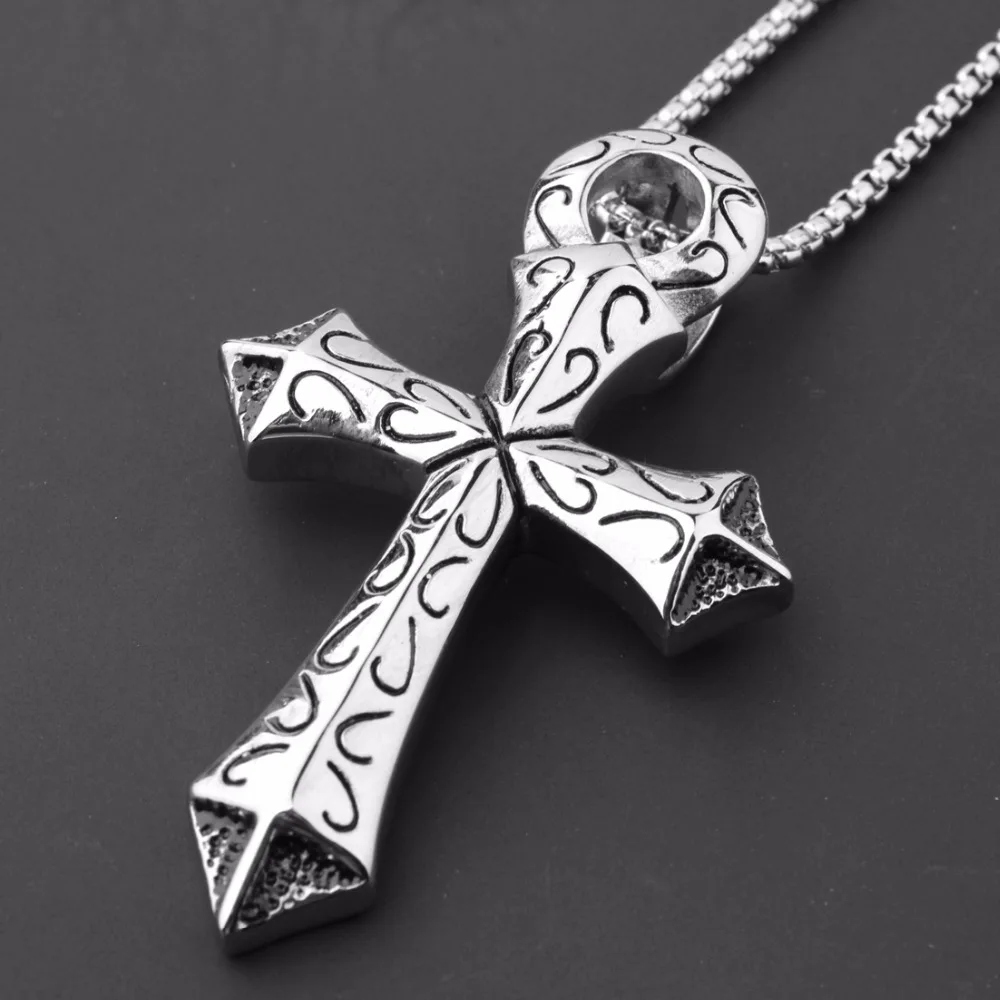 Мужская Байкерская подвеска 73*47 мм металлическая цепь из нержавеющей стали 24