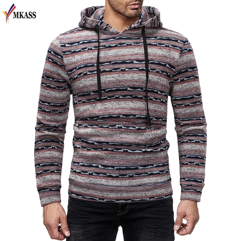 Новая мужская толстовка с капюшоном модная куртка в этническом стиле спортивная
