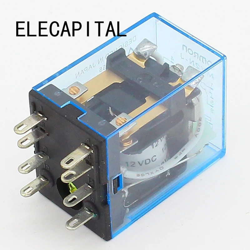Реле MY2P HH52P MY2NJ 12VDC 24VDC 110VAC 220VAC катушка высокого качества Универсальный DPDT микро