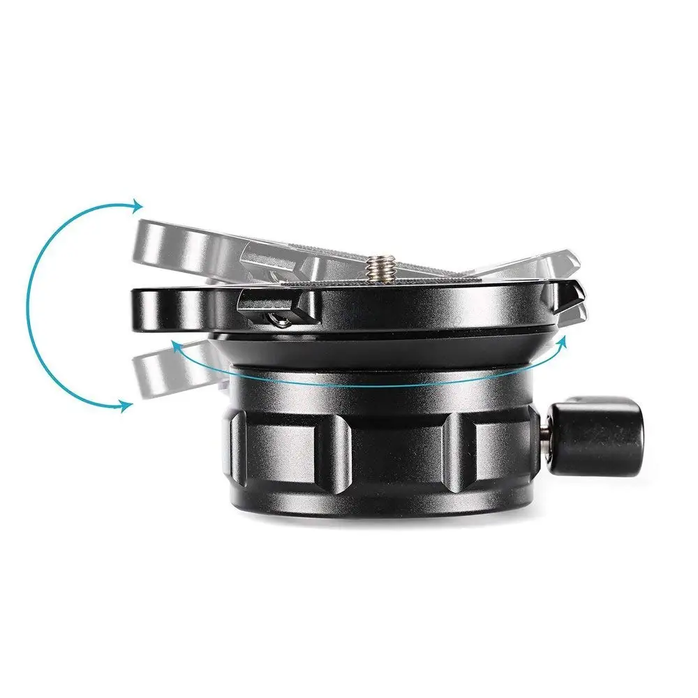 

KINGJOY LB-60 69mm Speedy Adjustable Leveling Base Panning Level With Offset Bubble Level For All Tripods With 1/4 thread