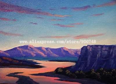 Импрессионизм Винтаж высокого качества Пэрриш Moon яркие картины маслом холст