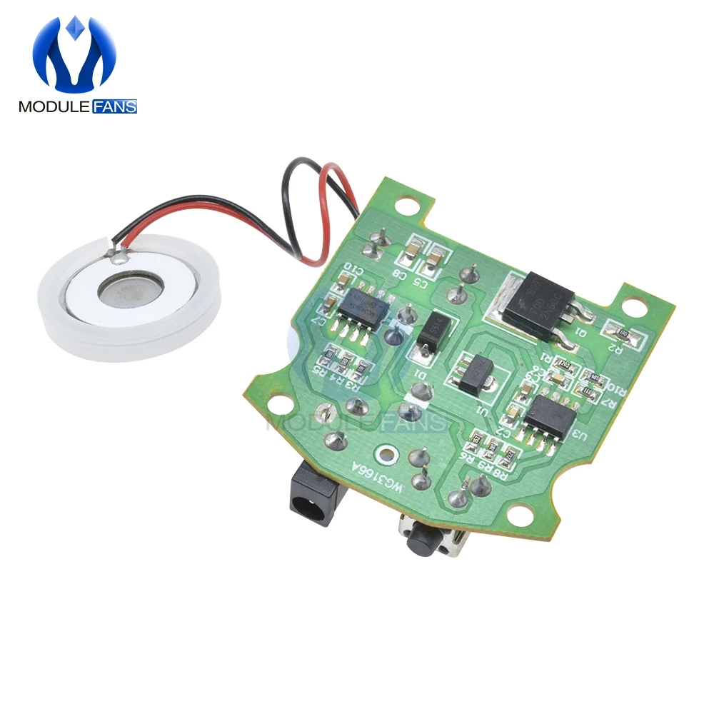 20 мм 113 кГц ультразвуковой увлажнитель воздуха создатель тумана USB Керамика